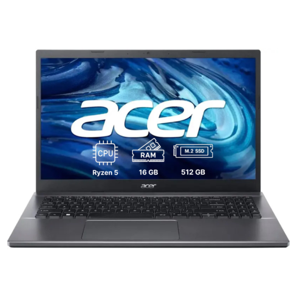 Ноутбук Acer Extensa 15 15.6"/ Ryzen 5 7520U/ 16GB/ 512GB SSD/ AMD Radeon 610M/ Windows 11