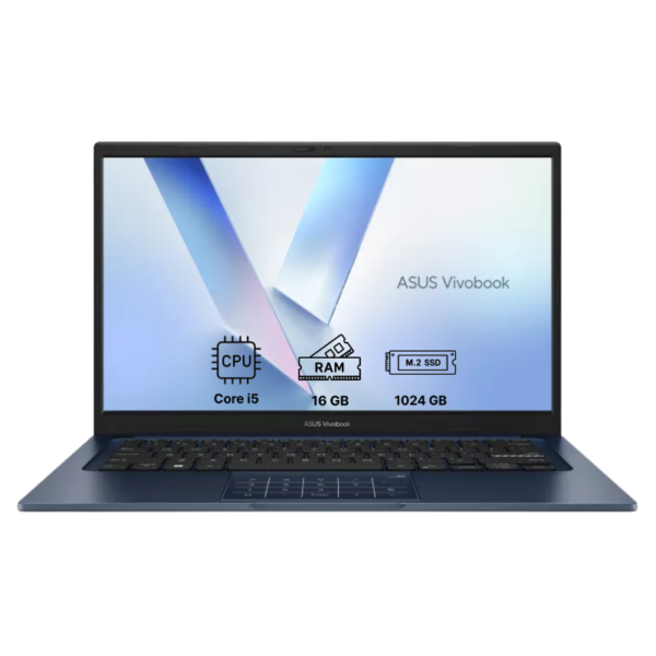 Ноутбук Asus Vivobook 14"/ Core i5-1334U/ 16GB/ 1TB SSD/ UHD Graphics/ Win 11