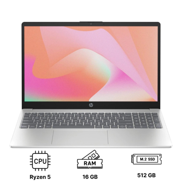 Ноутбук HP 15 15,6"/ Ryzen 5 7520U/ 16GB/ 512GB SSD/ AMD Radeon 610M/ Windows 11