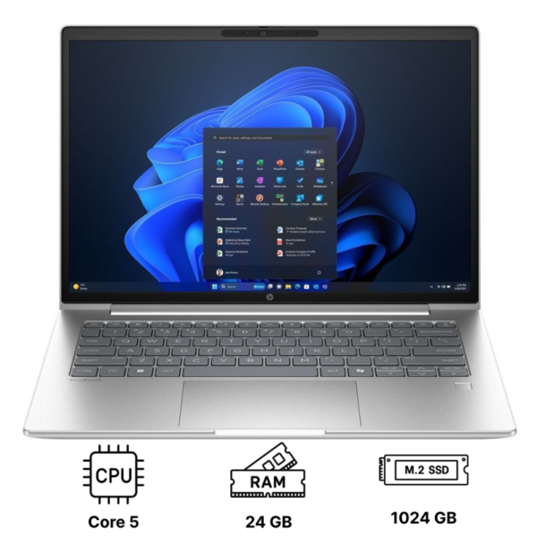 Ноутбук HP ProBook 4 G1iR 14 14"/ Core 5 120U/ 24GB/ 1TB SSD/ Intel Graphics (B3FZ7AV) Silver