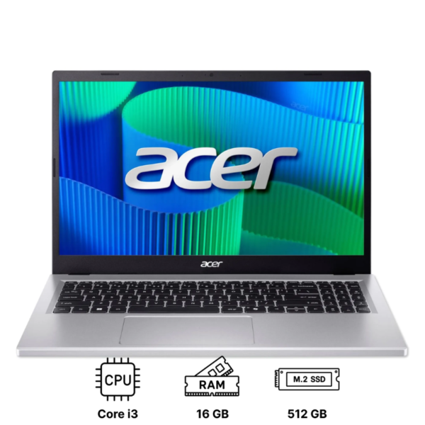 Ноутбук Acer Extensa 15 15.6"/ Core i3-1315U/ 16GB/ 512GB SSD/ Intel UHD Graphics/ Windows 11
