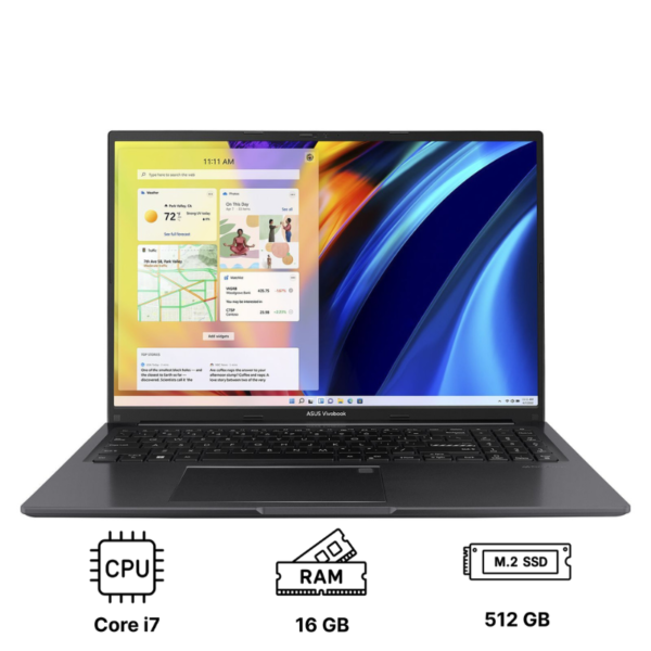 Ноутбук ASUS VivoBook 16 16"/ Core i7-1355U/ 16GB/ 512GB SSD/ Iris Xe Graphics/ Win 11