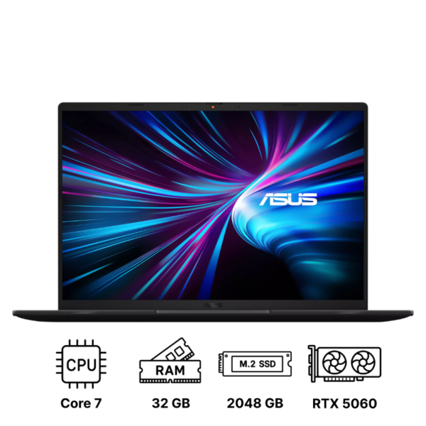 Ноутбук ASUS V16 Vivobook 16"/ Core 7 240H/ 32GB/ 2TB SSD/ GeForce RTX5060/ Win 11