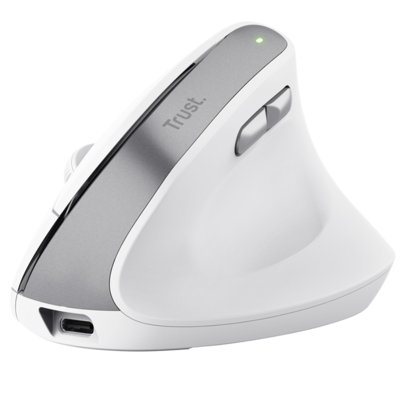 Бездротова миша Bayo II Ergonomic Wireless Mouse – White купити мишку