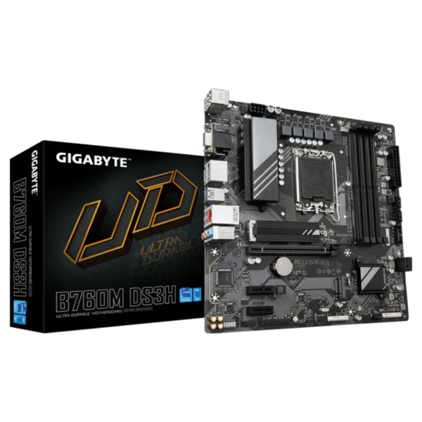 Материнська плата Gigabyte B760M DS3H DDR4 (s1700, Intel B760, PCI-Ex16)