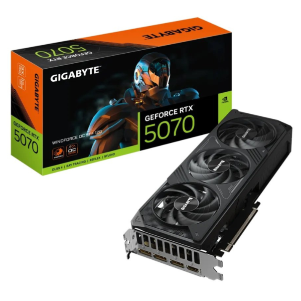 Відеокарта Gigabyte GeForce RTX 5070 12GB GDDR7 WINDFORCE OC Edition