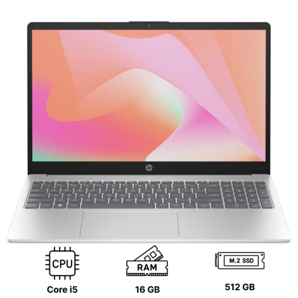 Ноутбук HP 15 15.6"/ Core i5-1334U/ 16GB/ 512GB SSD/ Intel Iris Xe Graphics/ Windows 11