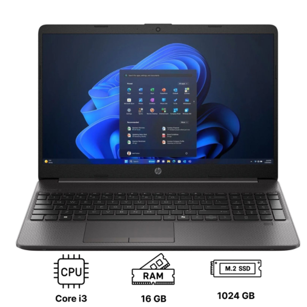 Ноутбук HP 250 G9 15.6"/ Core i3-1315U/ 16GB/ 1TB SSD/ Intel UHD Graphics/ Windows 11