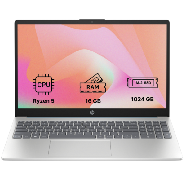 Ноутбук HP 15-fc0230ua 15.6"/ Ryzen 5 7430U/ 16GB/ 1TB SSD/ Radeon Graphics (D16CFEA) Moonlight Blue