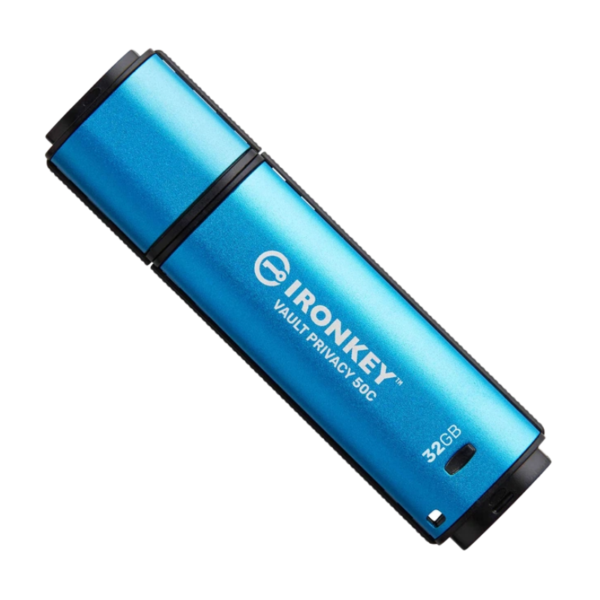 Флеш пам'ять USB Kingston IronKey Vault Privacy 50 32GB USB 3.2 Gen 1 шифрування XTS-AES 256-bit (IKVP50/32GB)