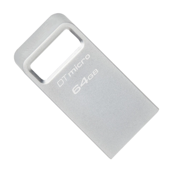 Флеш пам'ять USB Kingston DataTraveler Micro 64GB USB 3.2 Gen 1 Metal (DTMC3G2/64GB)