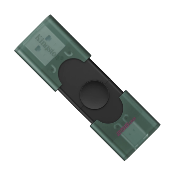 Флеш пам'ять USB Kingston DataTraveler Duo 256GB USB 3.2 Gen 1 Type-C Green (DTDEG2/256GB)