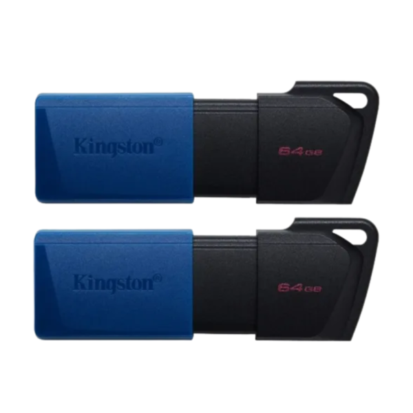 Флеш пам'ять USB Kingston DataTraveler Exodia M 64GB USB 3.2 Gen 2 Pack 1 Black + Blue (DTXM/64GB-2P)