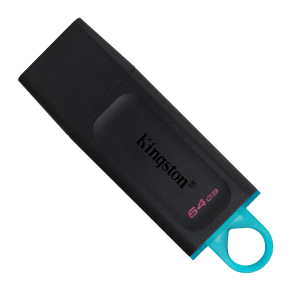 Флеш пам'ять USB Kingston DataTraveler Exodia 64GB USB 3.2 Gen 1 Black + Teal (DTX/64GB)