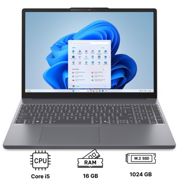 Ноутбук Lenovo IdeaPad 3 15IAU7 15.6"/ Core i5-1235U/ 16GB/ 1TB SSD/ Iris Xe Graphics/ Windows 11