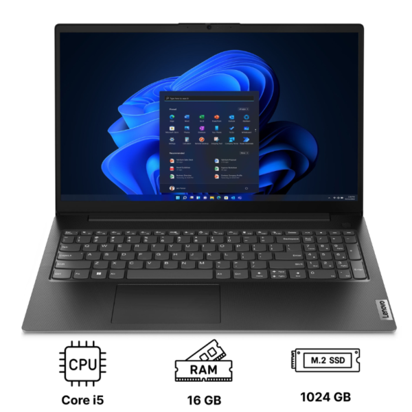 Ноутбук Lenovo V15 G5 IRL 15.6"/ Core i5-13420H/ 16GB/ 1TB SSD/ UHD Graphics (83GW00CDRA) Business Black