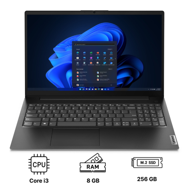 Ноутбук Lenovo V15 G5 IRL 15.6"/ Core i3-1315U/ 8GB/ 256GB SSD/ UHD Graphics (83GW00BVRA) Business Black