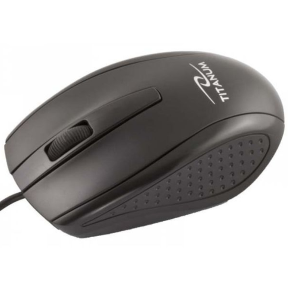 Миша дротова Titanum Mouse TM110K Black