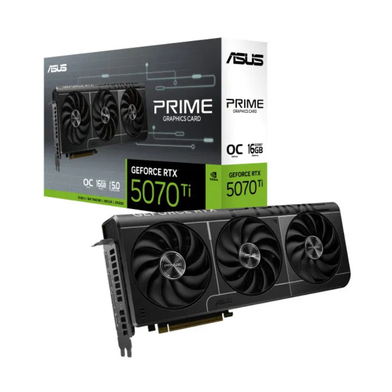 Відеокарта ASUS NVIDIA / PRIME-RTX5070TI-O16G PRIME-RTX5070TI-O16G купити ігрову відеокарту