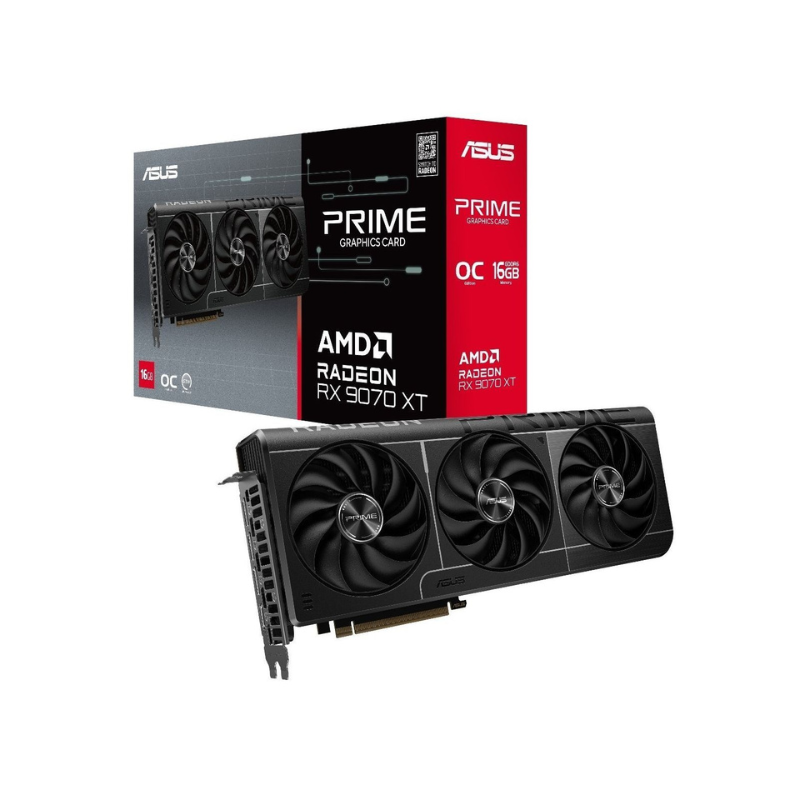 Відеокарта AMD RX 9070 XT / PRIME-RX9070XT-O16G PRIME-RX9070XT-O16G купити ігрову відеокарту