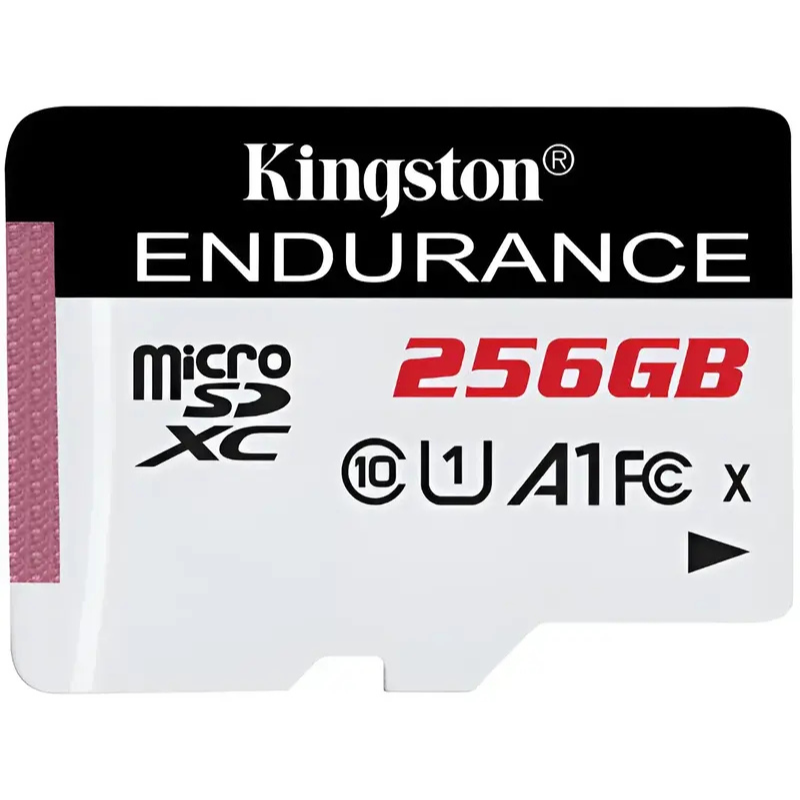 Карта пам’яті Kingston High-Endurance microSDXC class 10 UHS-I U1 А1 256GB (SDCE/256GB) купити карту пам'яті