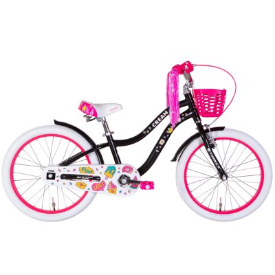 Велосипед Formula 20" Kid CREAM BH рама-10" AL 2026 чорний з рожевим (OPS-FRK-20-249)